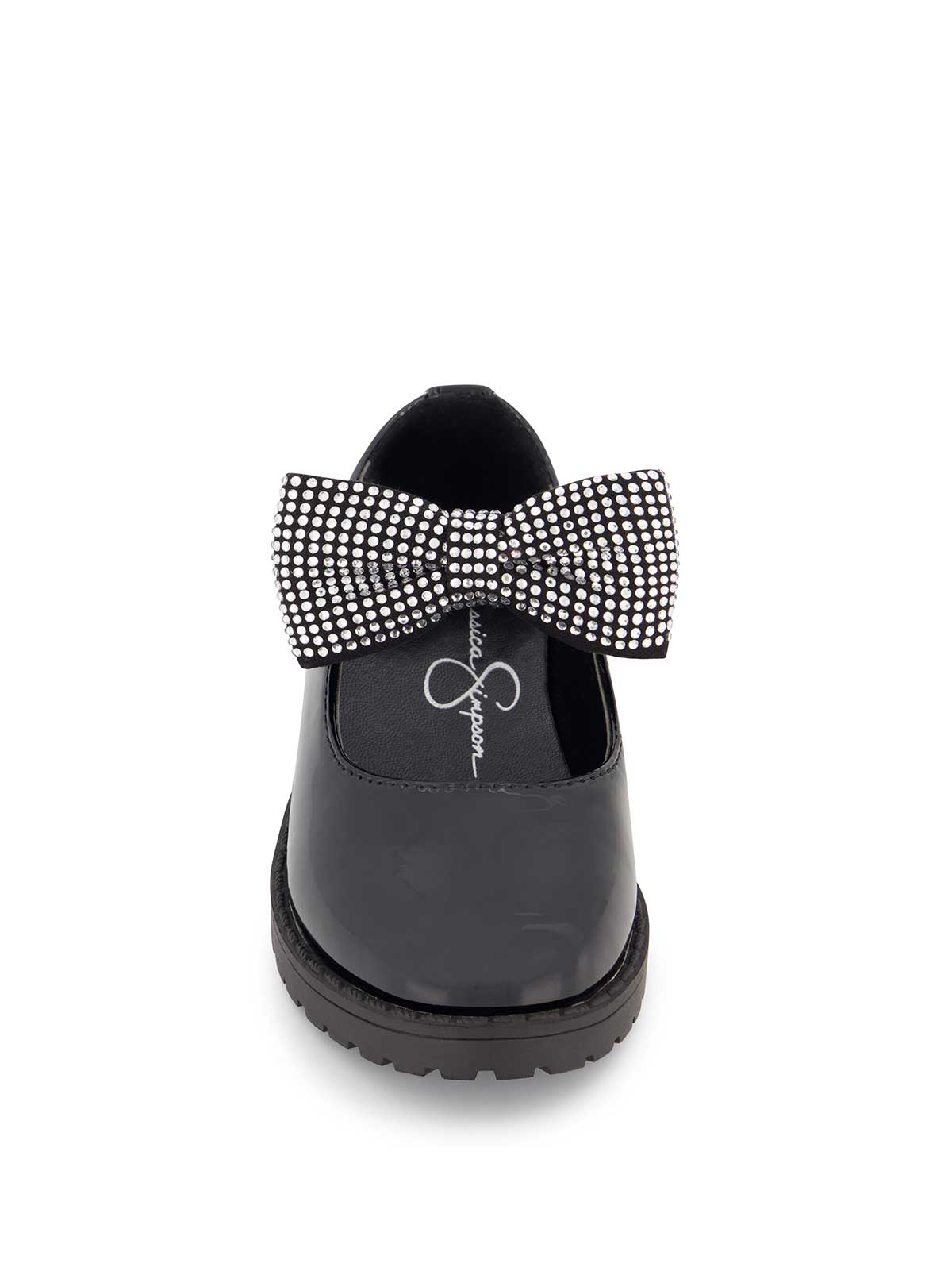 Jessica Simpson Women Toddler Aubrey Bow Flat in Black