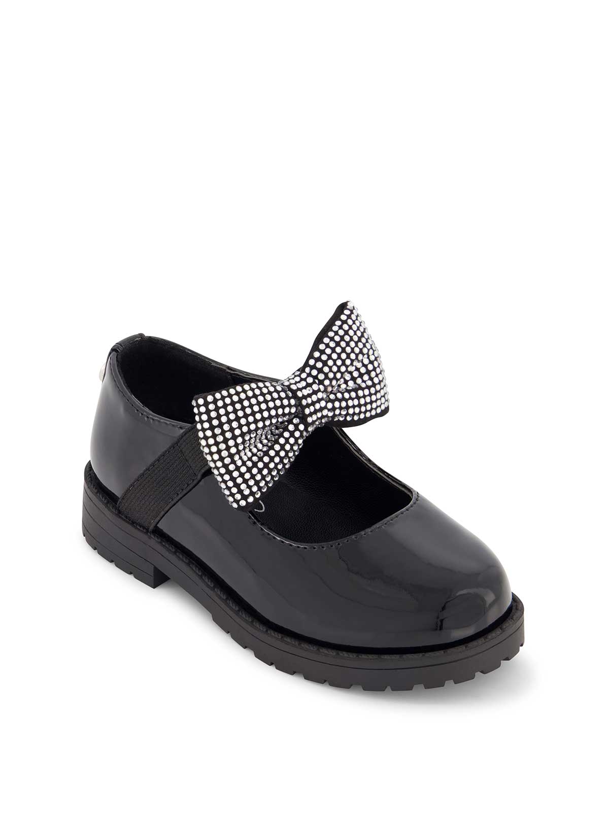 Jessica Simpson Women Toddler Aubrey Bow Flat in Black