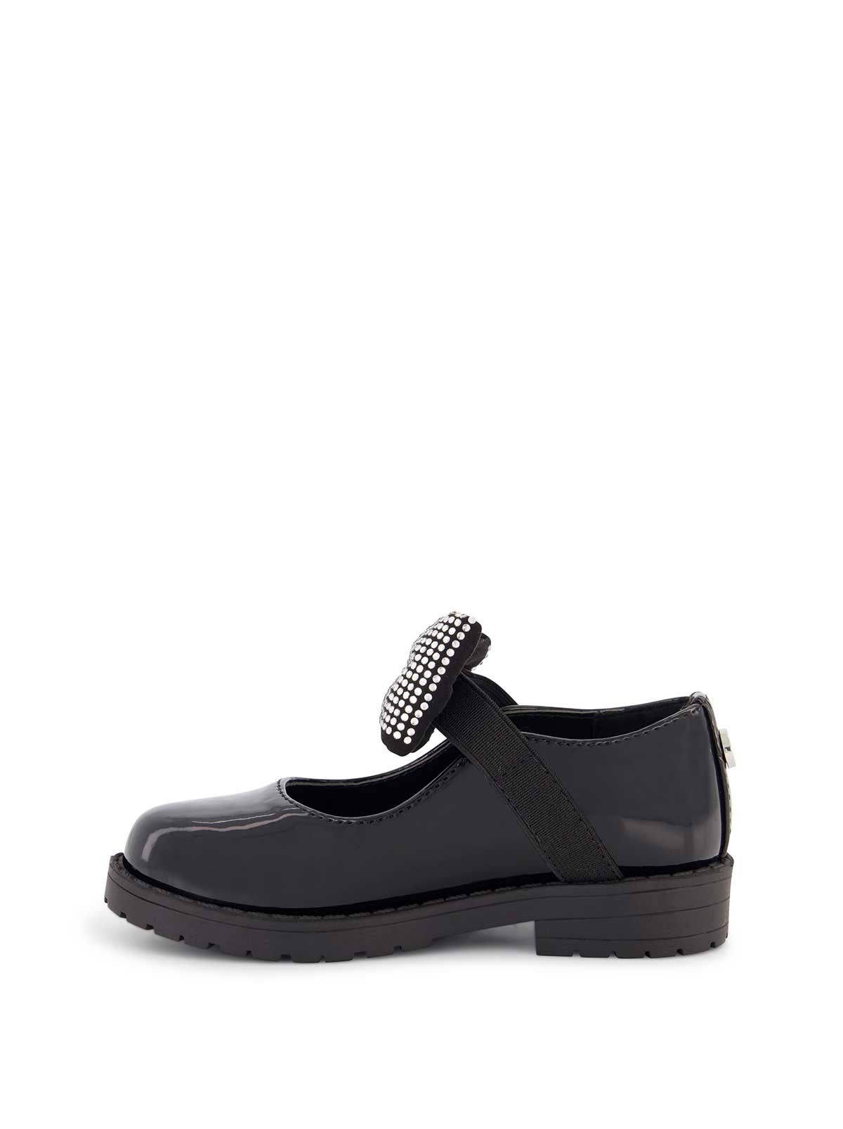 Jessica Simpson Women Toddler Aubrey Bow Flat in Black