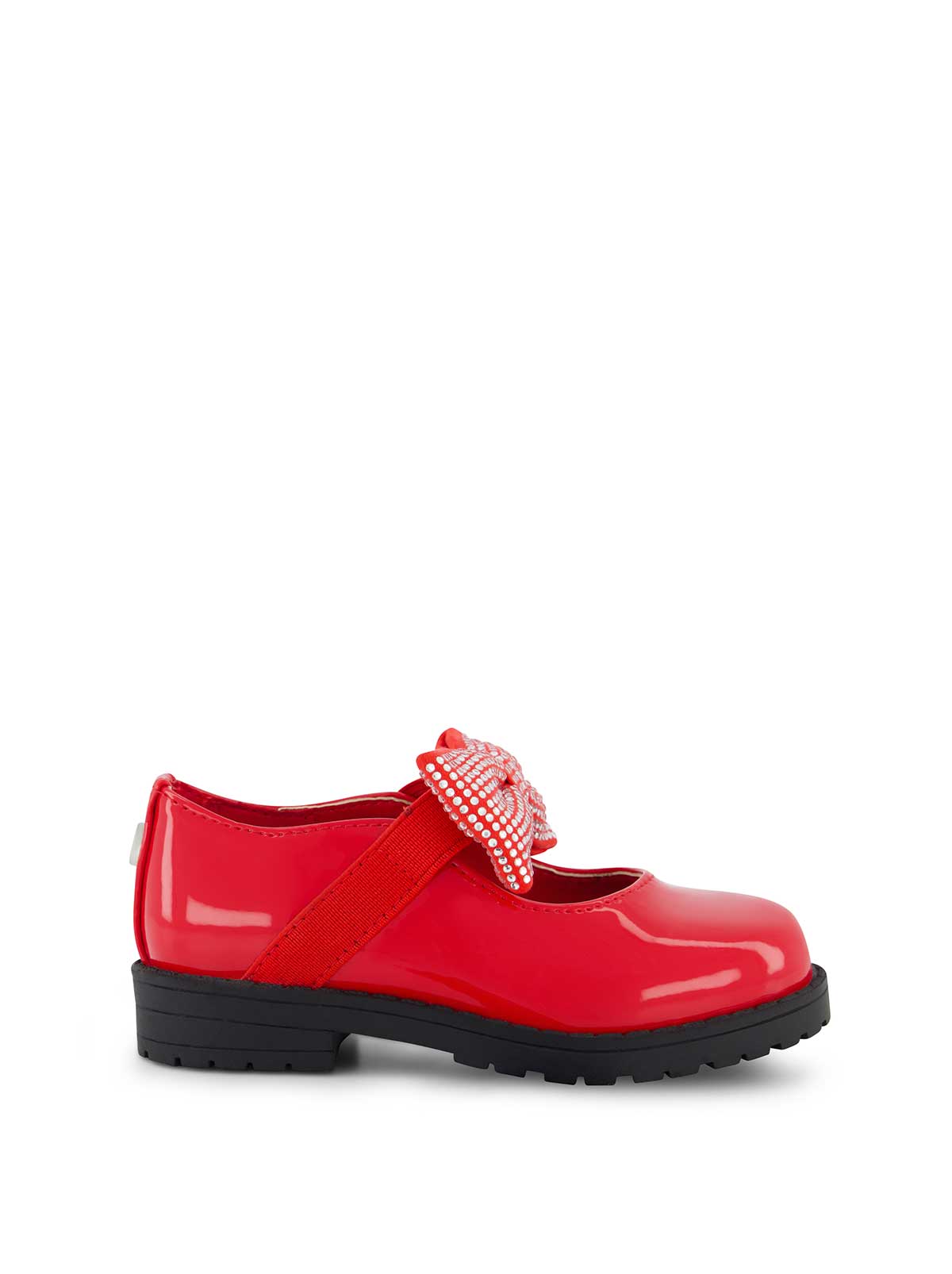 Jessica Simpson Women Toddler Aubrey Bow Flat in Red