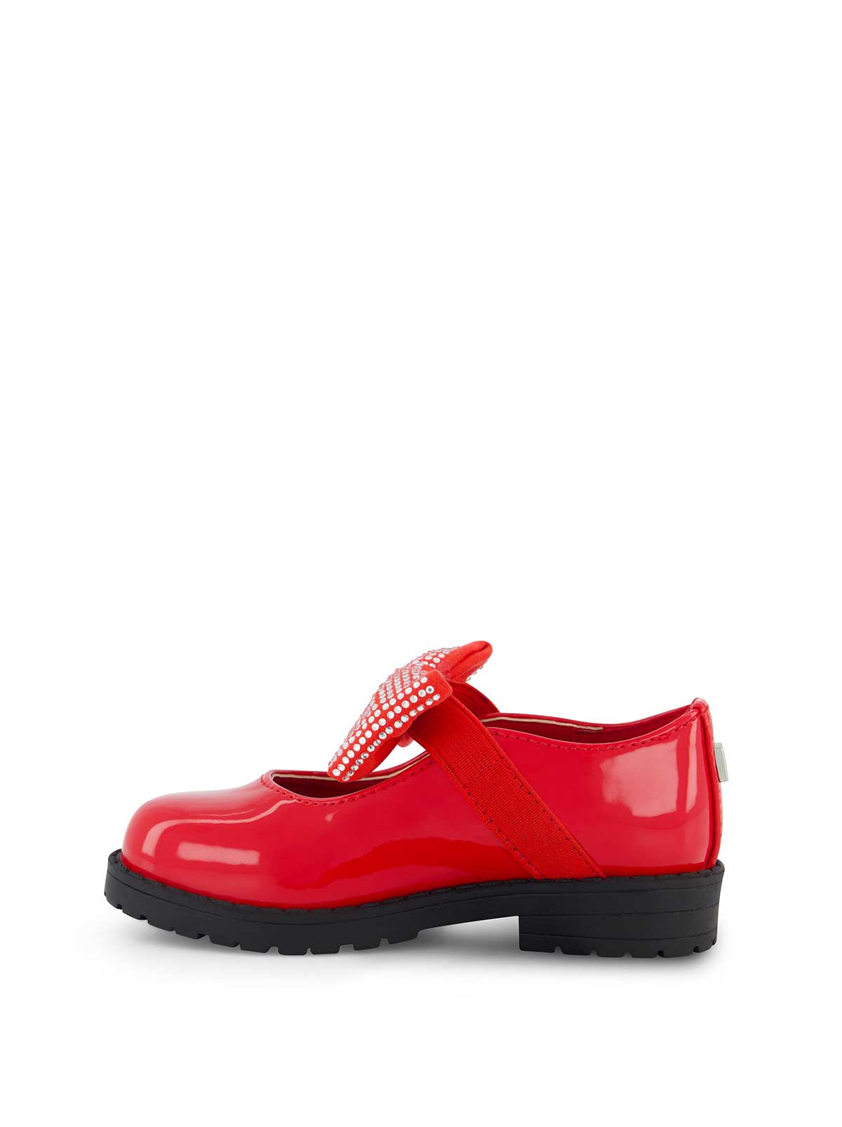 Jessica Simpson Women Toddler Aubrey Bow Flat in Red
