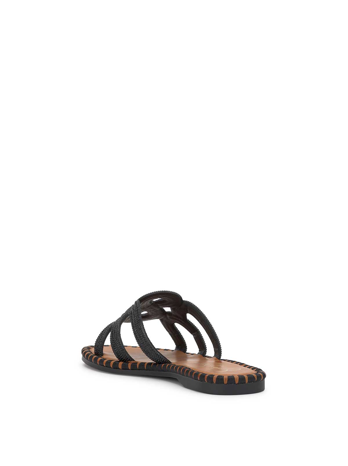 Jessica Simpson Women Bria Flat Sandal in Black