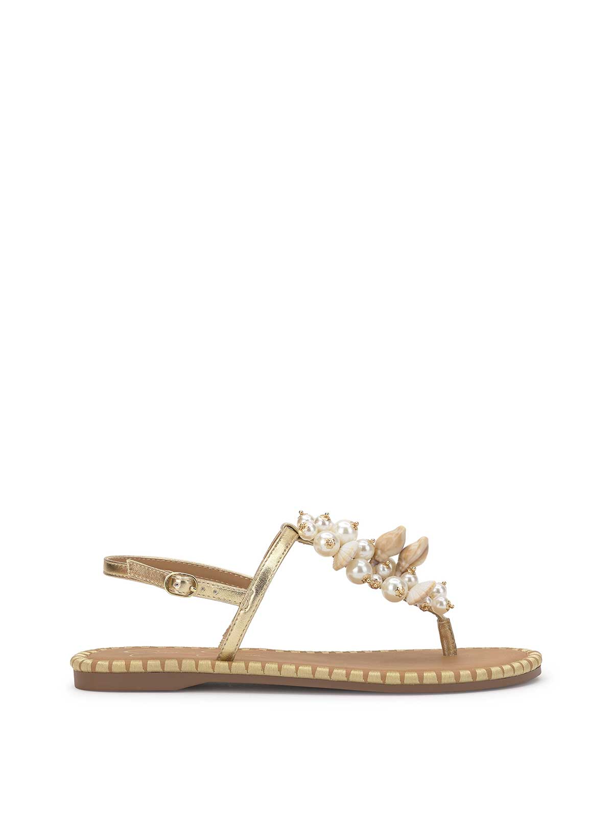 Jessica Simpson Women Bryelea Sandal in Gold