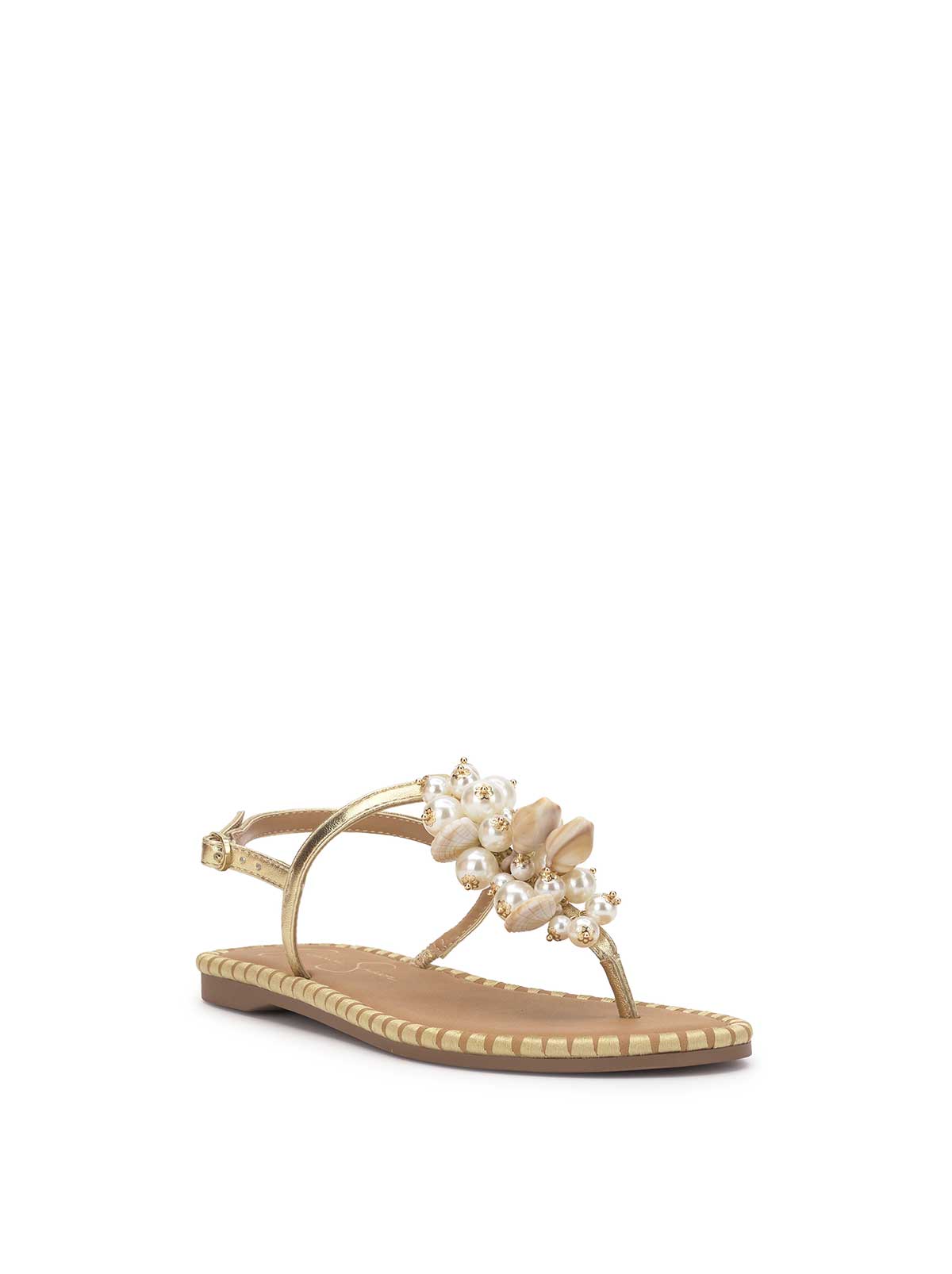 Jessica Simpson Women Bryelea Sandal in Gold