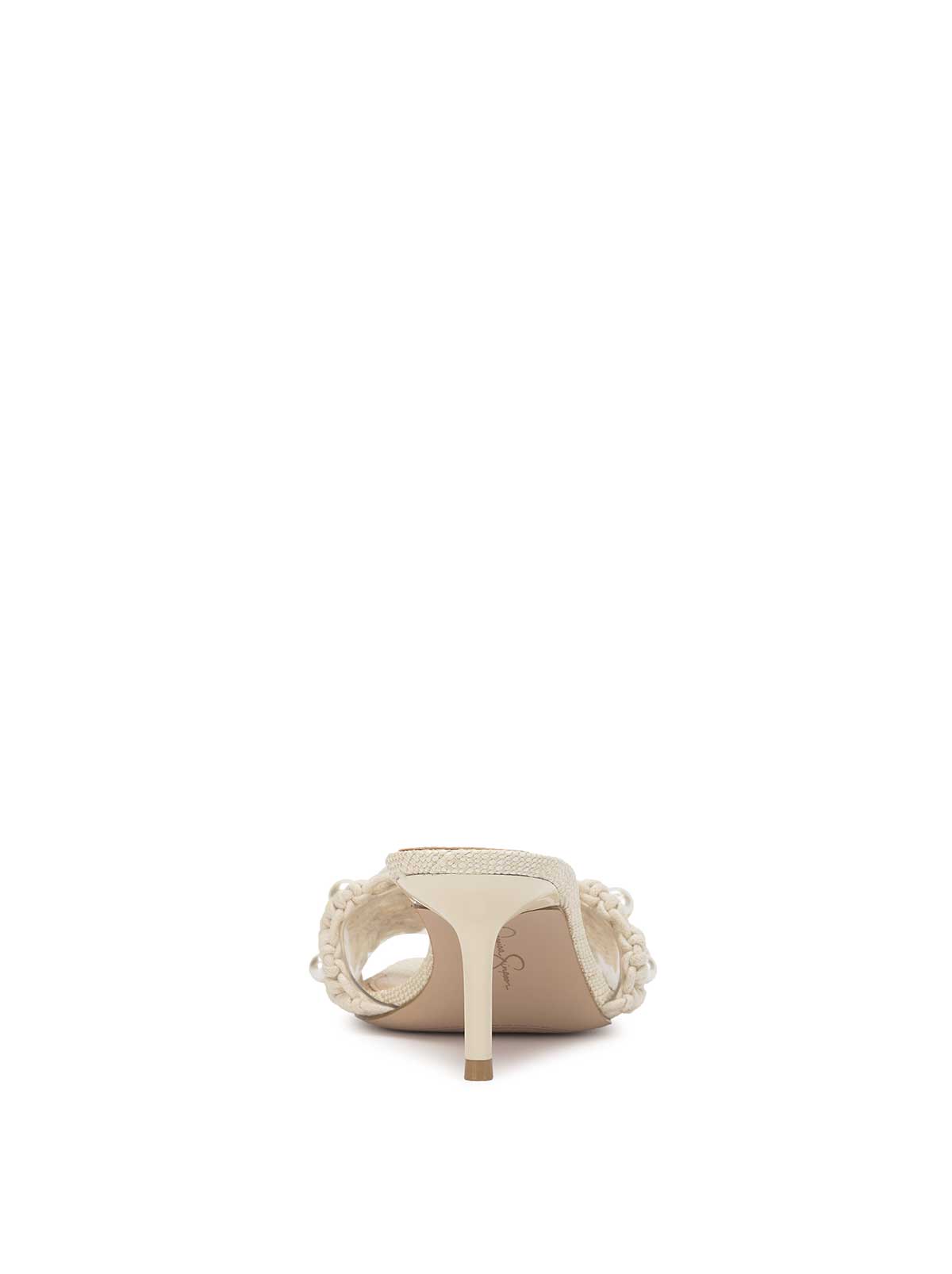 Jessica Simpson Women Cameleah Heeled Sandal in Cream