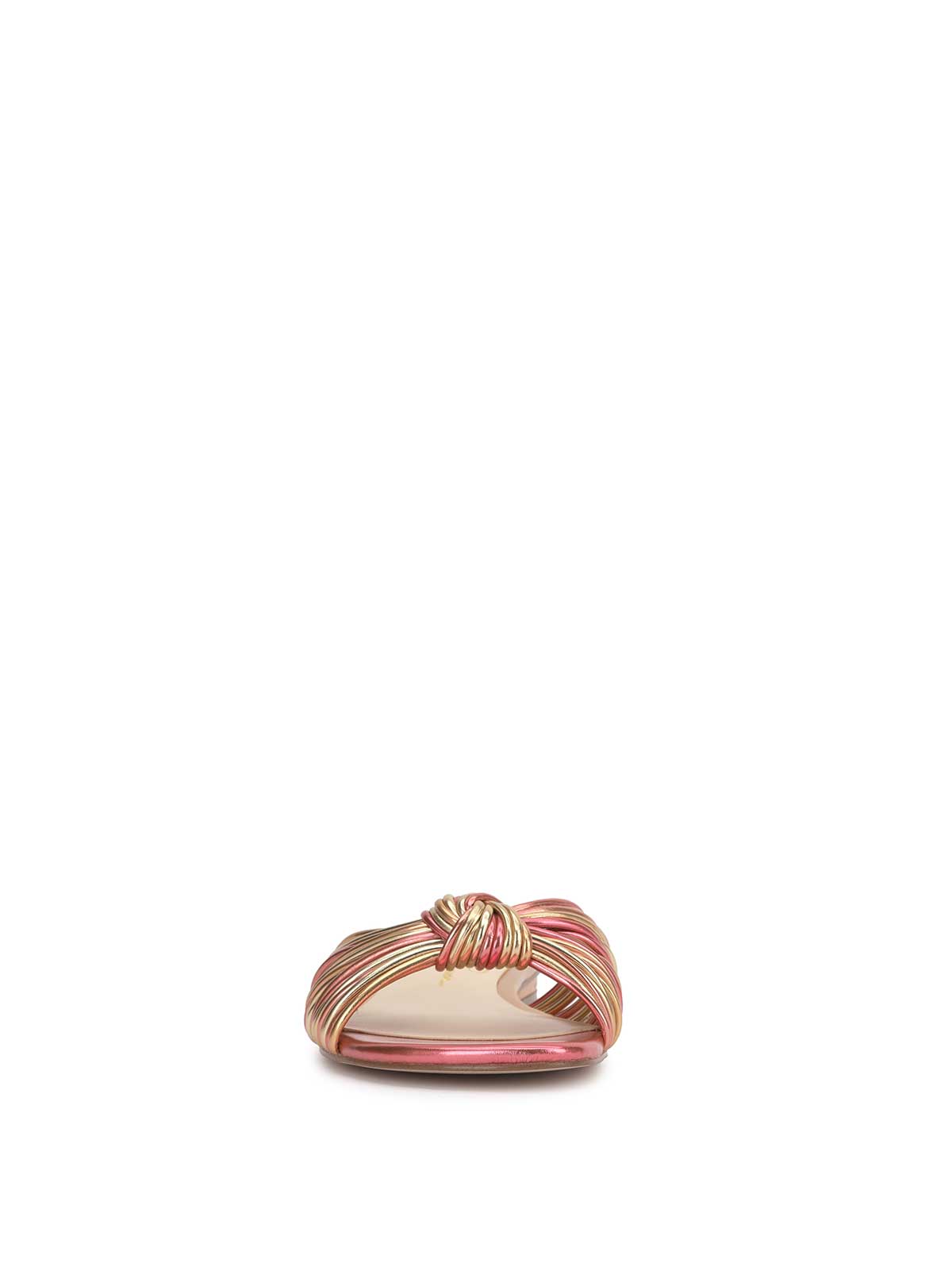 Jessica Simpson Women Dydra Flat Sandal in Soft Pink & Gold