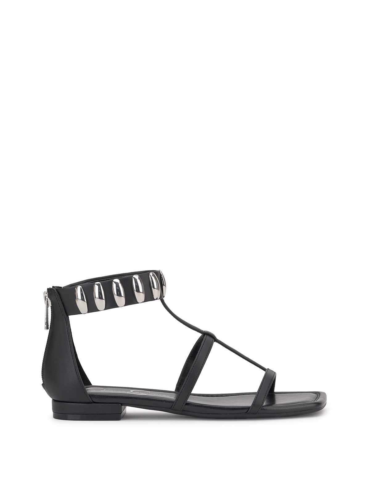 Jessica Simpson Women Elusta Flat Sandal in Black