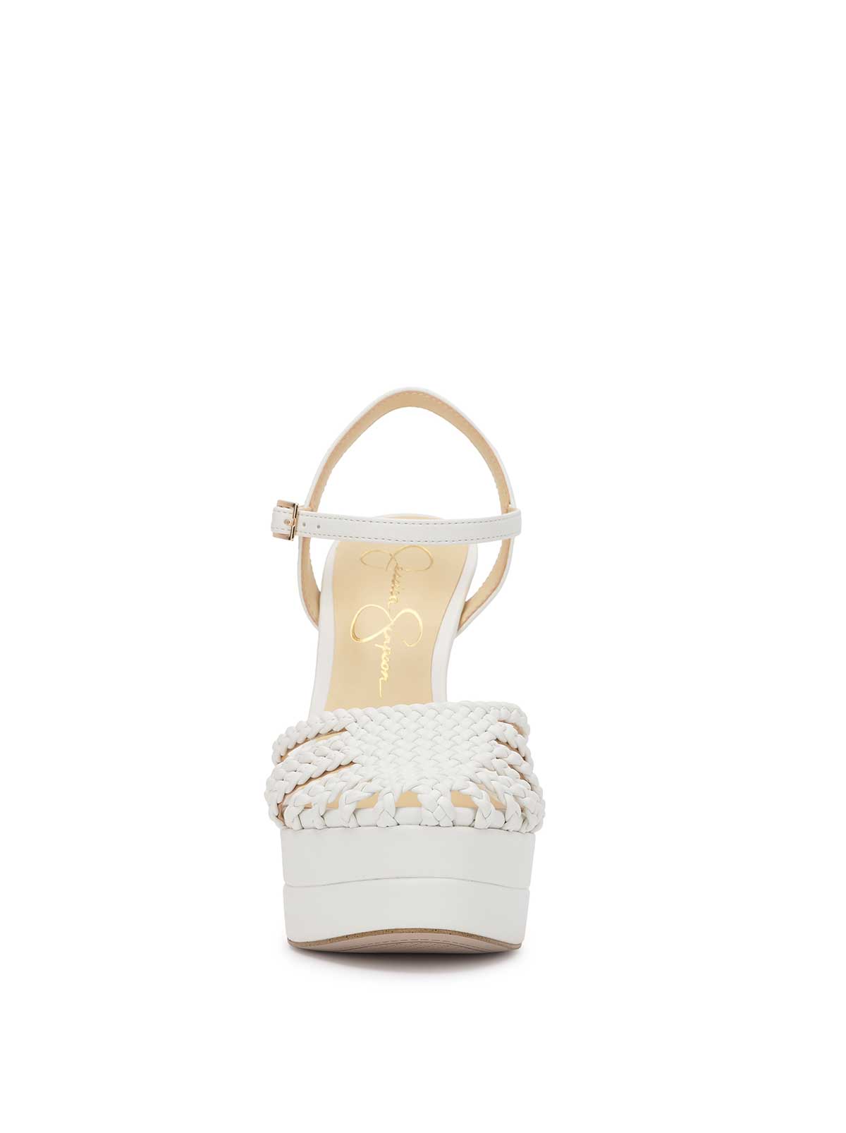 Jessica Simpson Women Inaia Platform Sandal in Bright White
