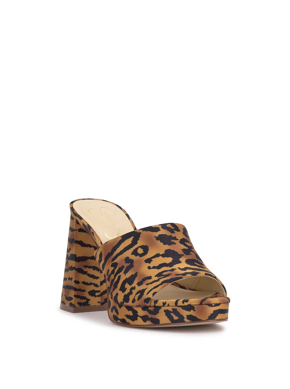 Jessica Simpson Women Kameena Mule Platform in Tiger Print