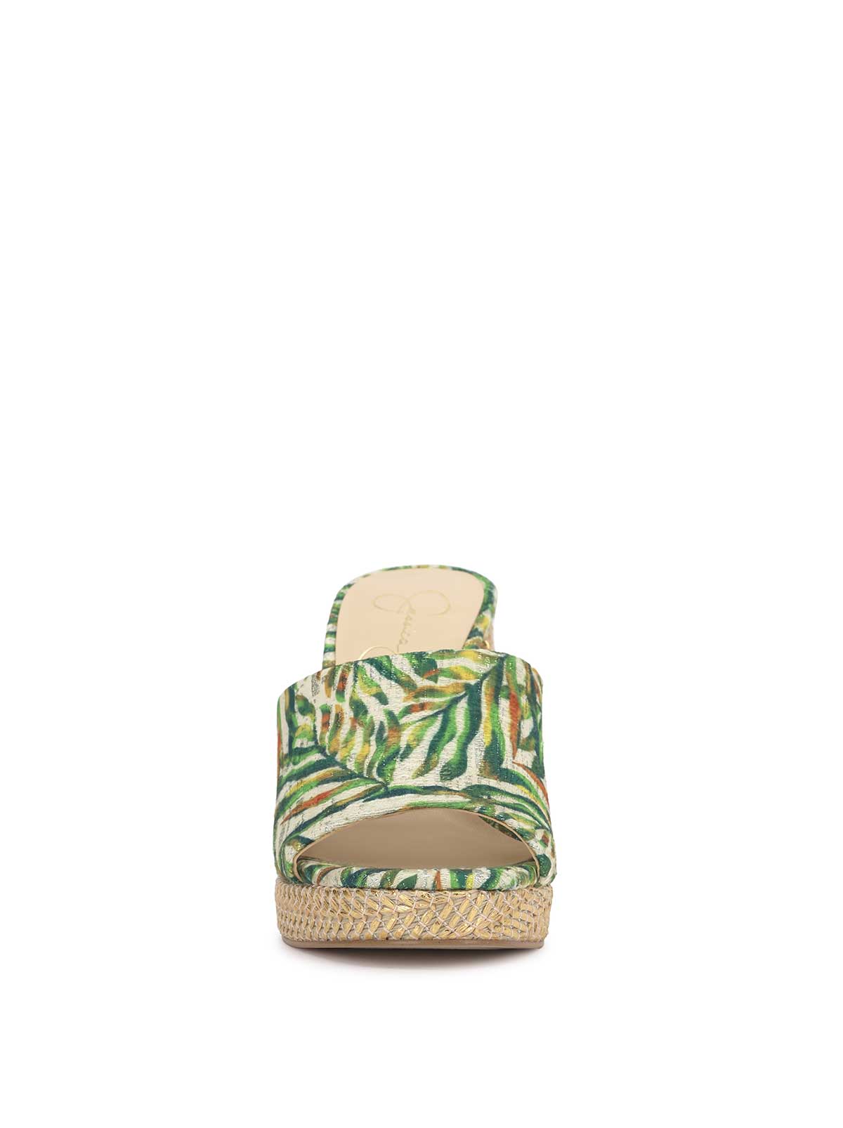 Jessica Simpson Women Kameena Mule Platform in Green Jungle