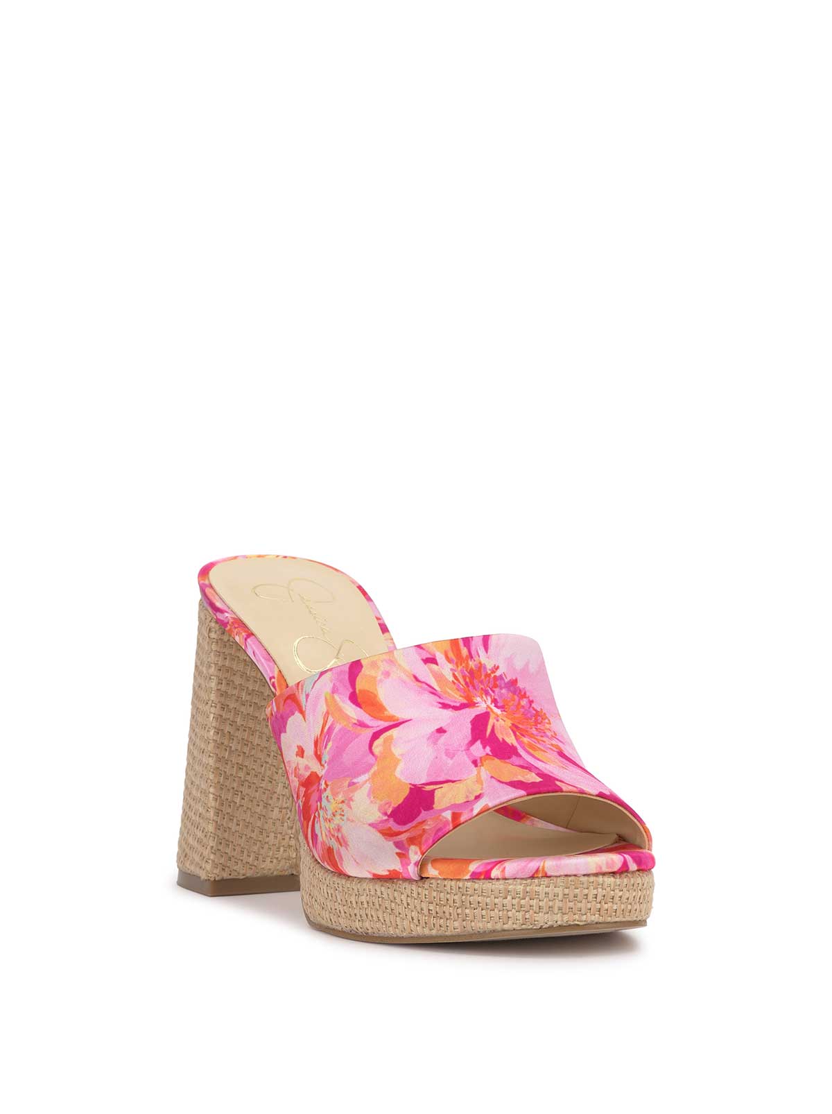 Jessica Simpson Women Kameena Mule Platform in Pink Floral