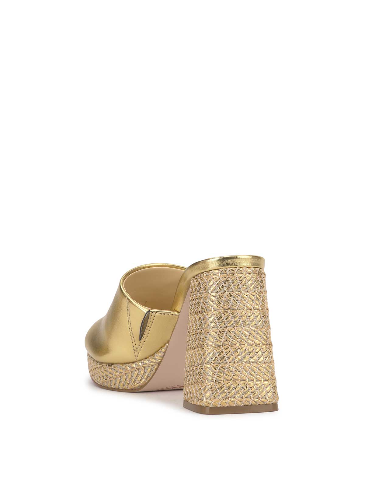 Jessica Simpson Women Kameena Mule Platform in Gold