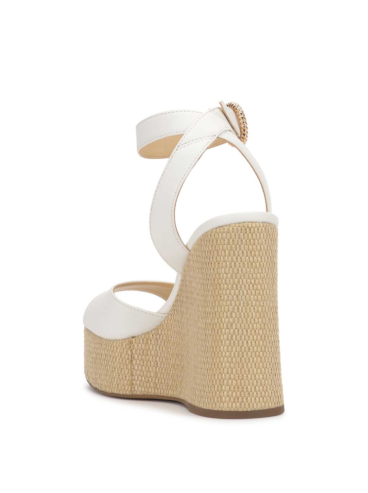Jessica Simpson Women Kamindi Espadrille Wedge in Bright White
