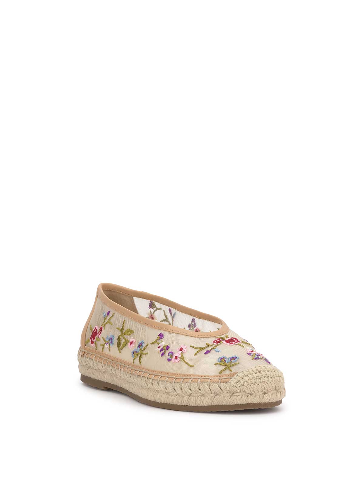Jessica Simpson Women Lucciea Flat in Praline Floral