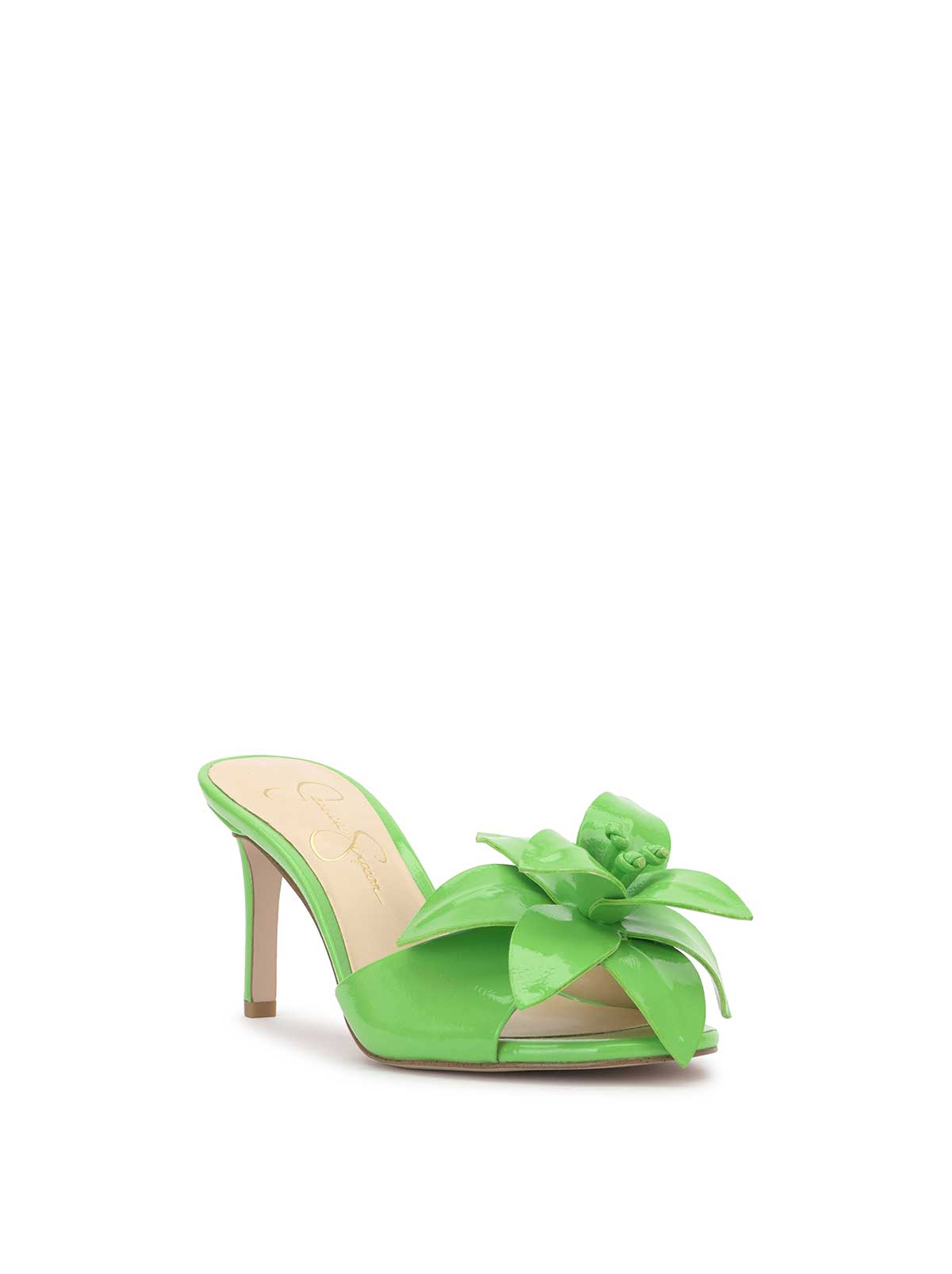 Jessica Simpson Women Percia Slip On Heel in Bright Green
