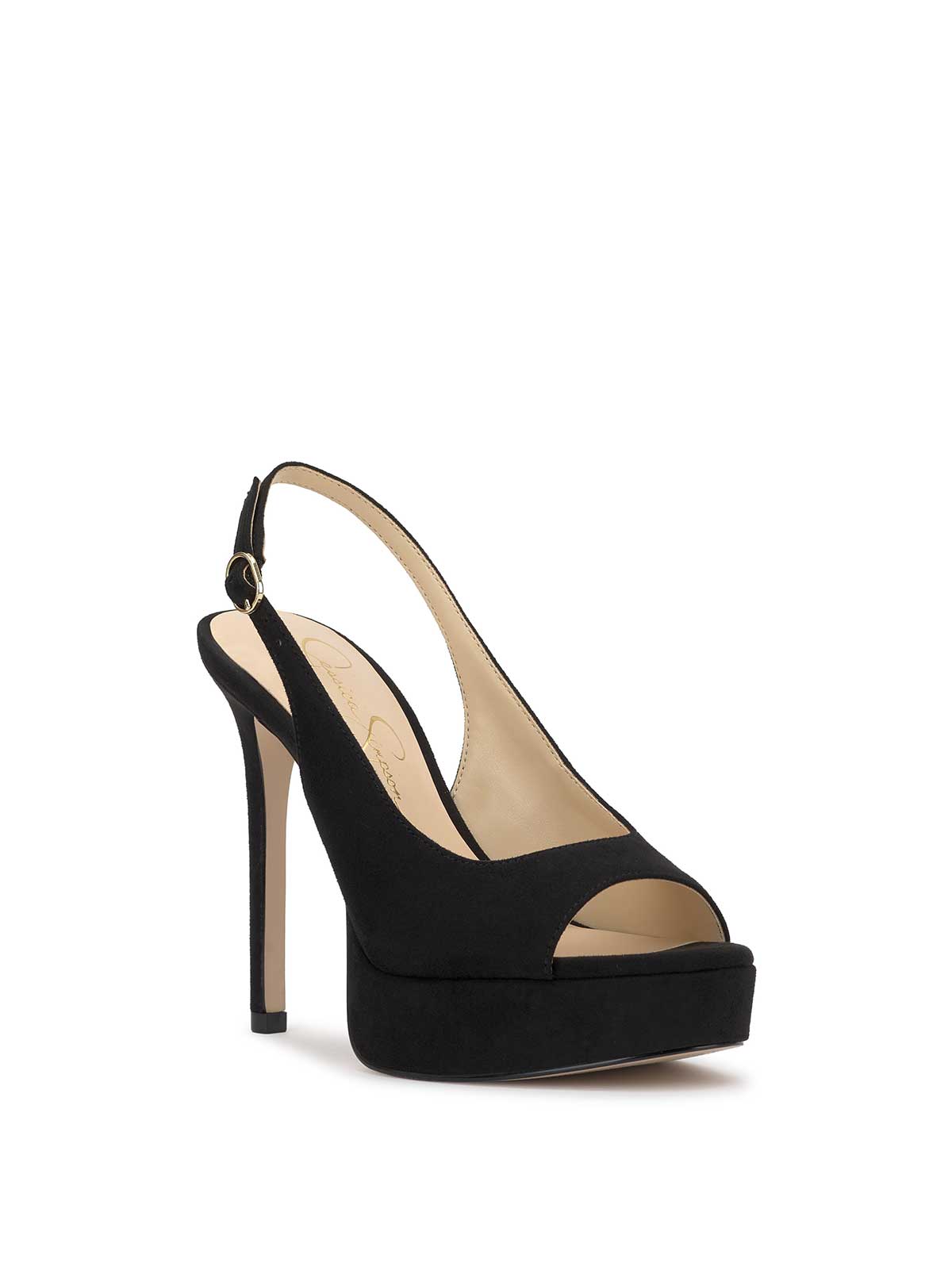 Jessica Simpson Women Sibilla High Heel in Black Suede