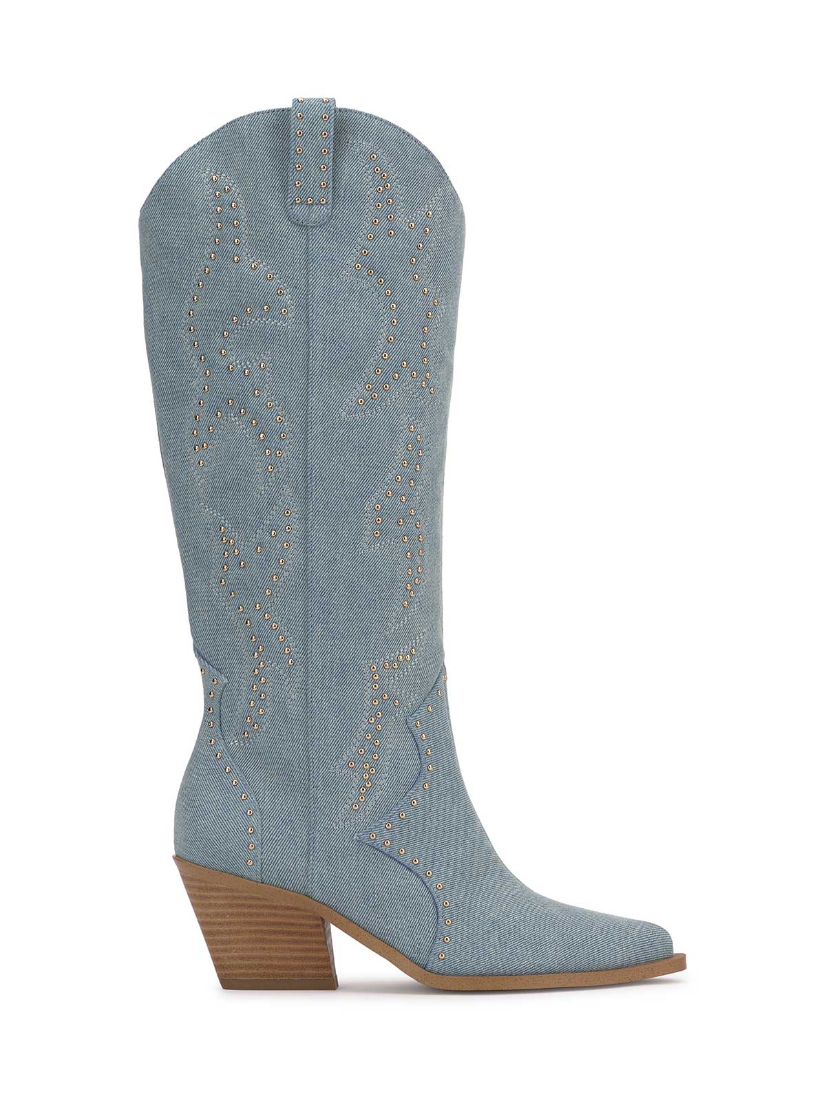 Jessica Simpson Women Zaikes Western Boot in Denim