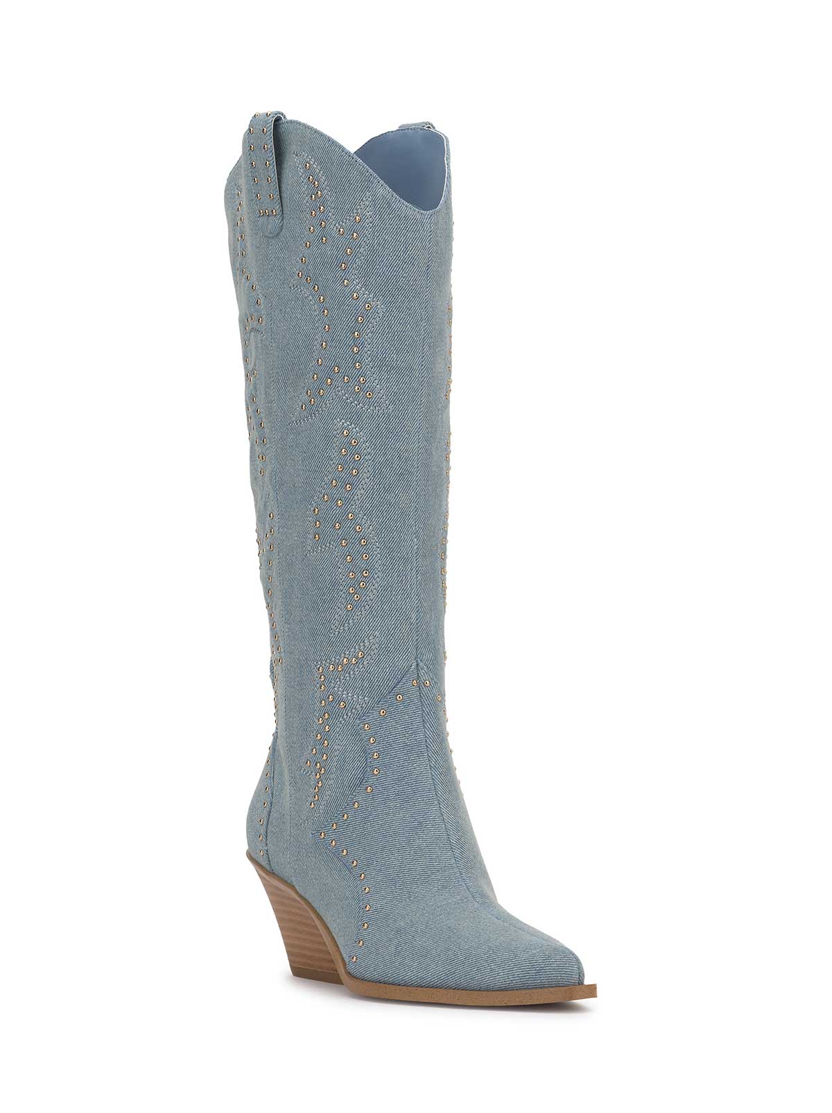 Jessica Simpson Women Zaikes Western Boot in Denim