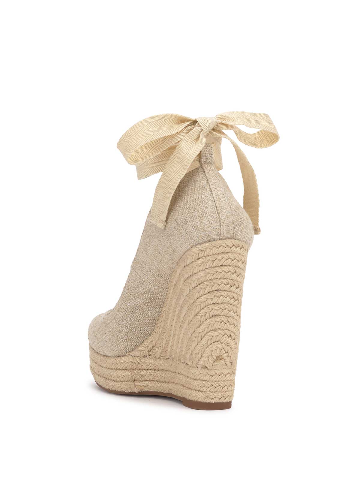 Jessica Simpson Women Zexie Platform Wedge in Natural