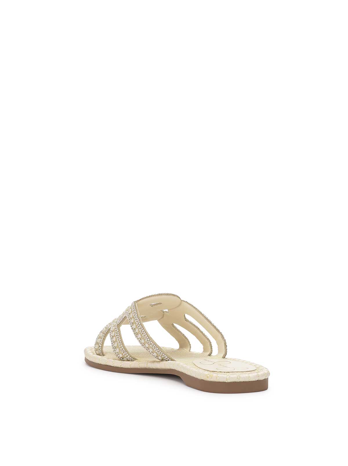 Jessica Simpson Women Bria Flat Sandal in Ivory
