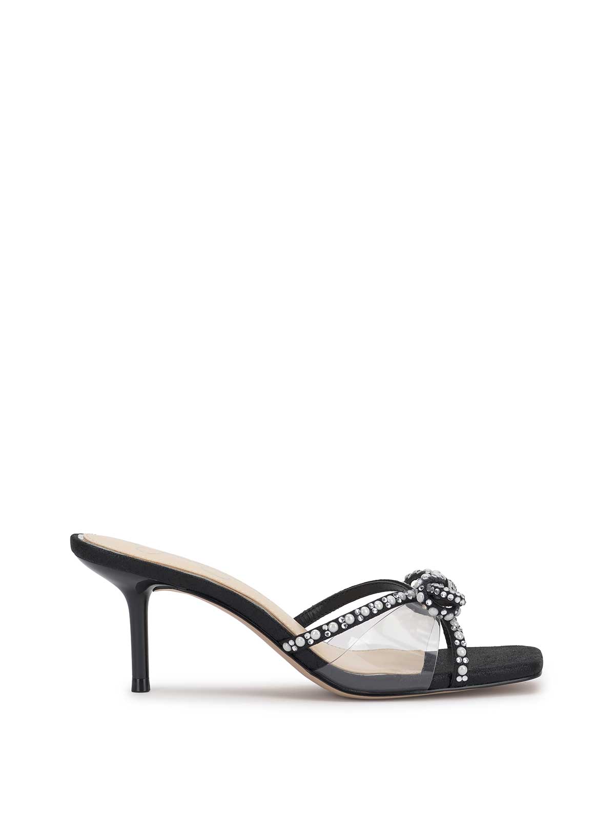 Jessica Simpson Women Cornilia High Heel in Clear Black