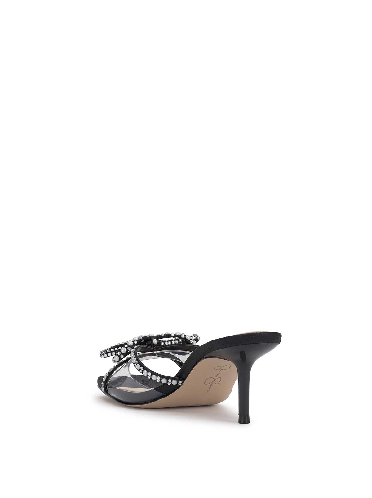 Jessica Simpson Women Cornilia High Heel in Clear Black