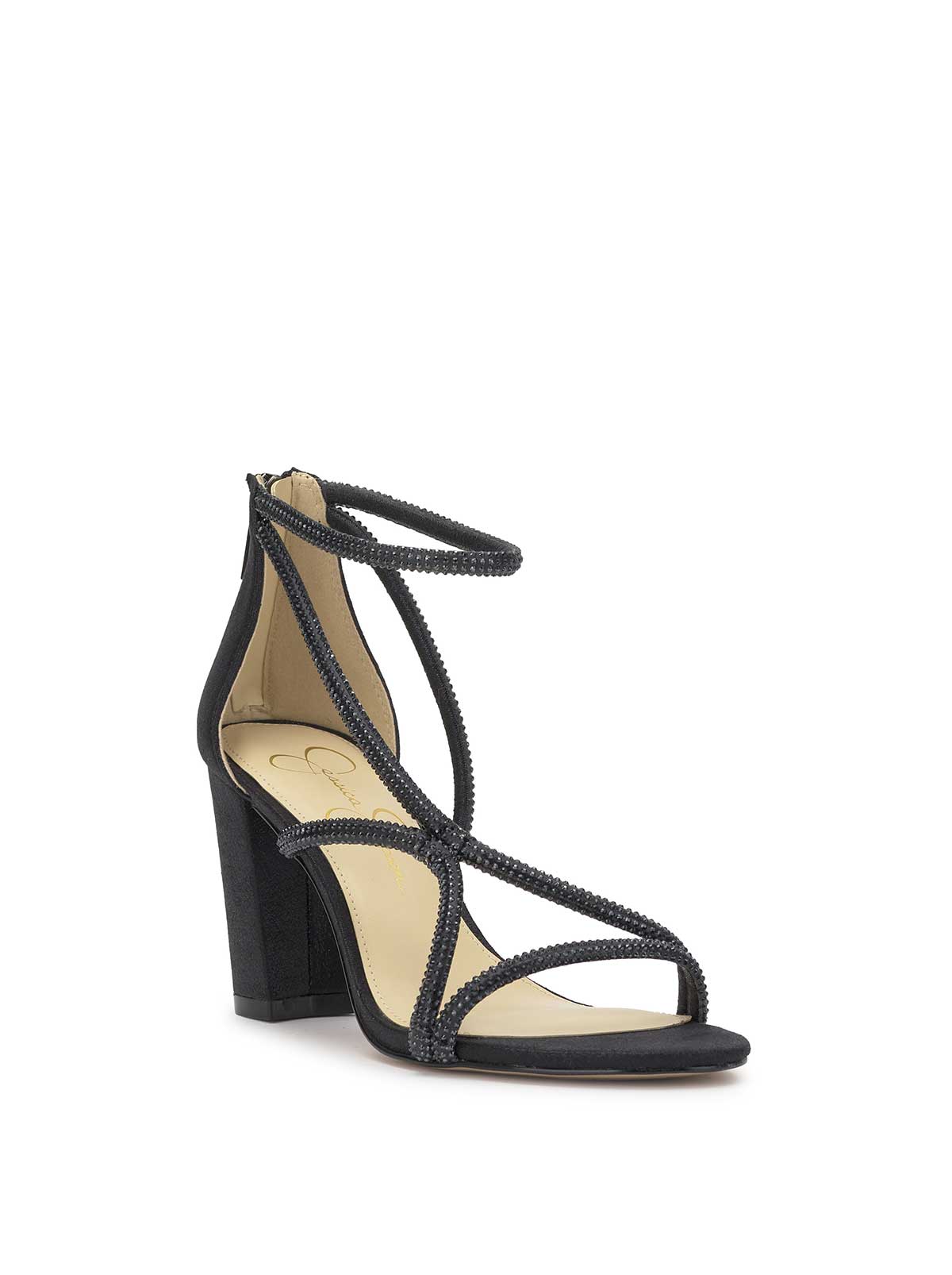 Jessica Simpson Women Shiny High Heel in Black