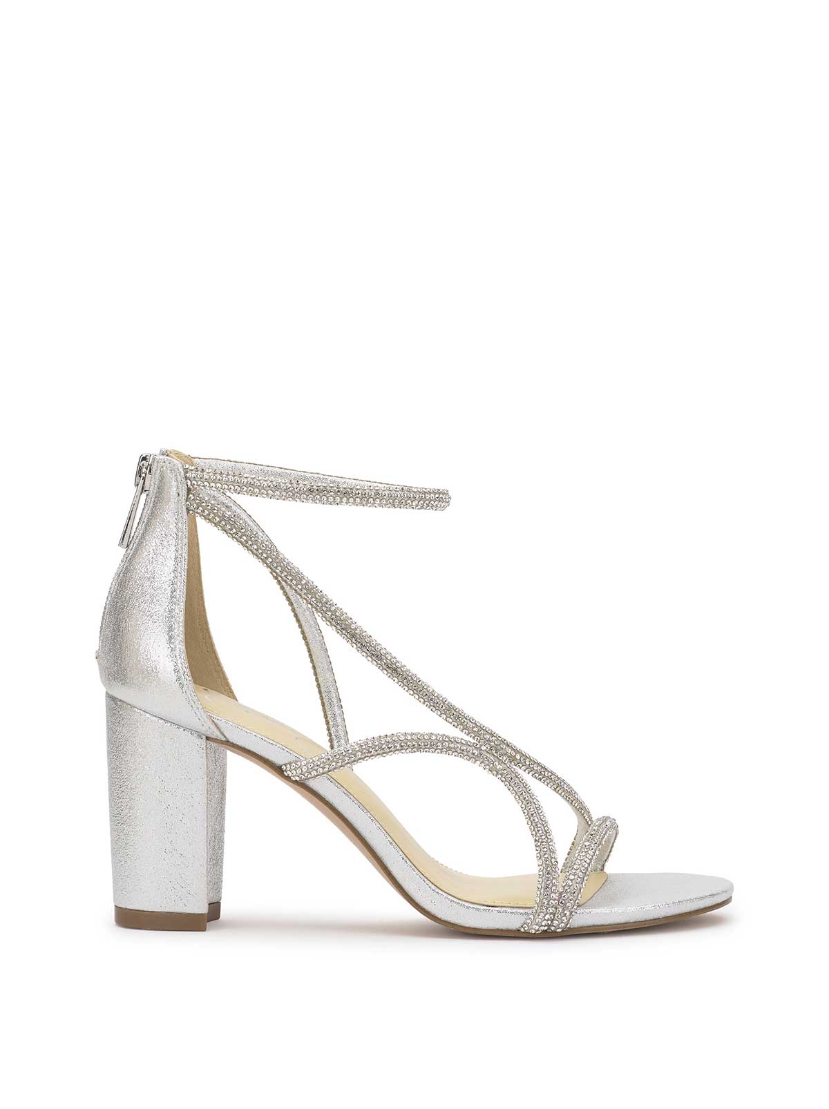 Jessica Simpson Women Shiny High Heel in Silver