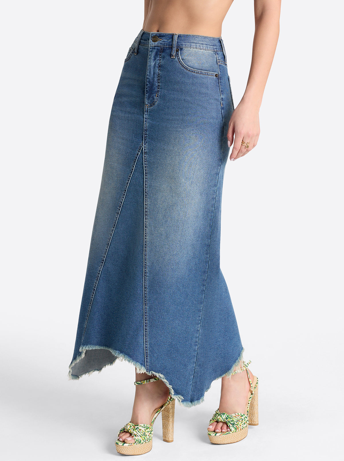 Jessica Simpson Women Della Maxi Skirt in Chorus