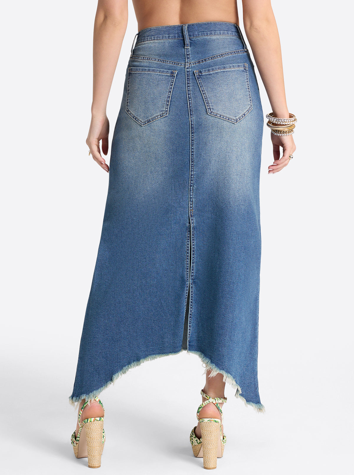 Jessica Simpson Women Della Maxi Skirt in Chorus