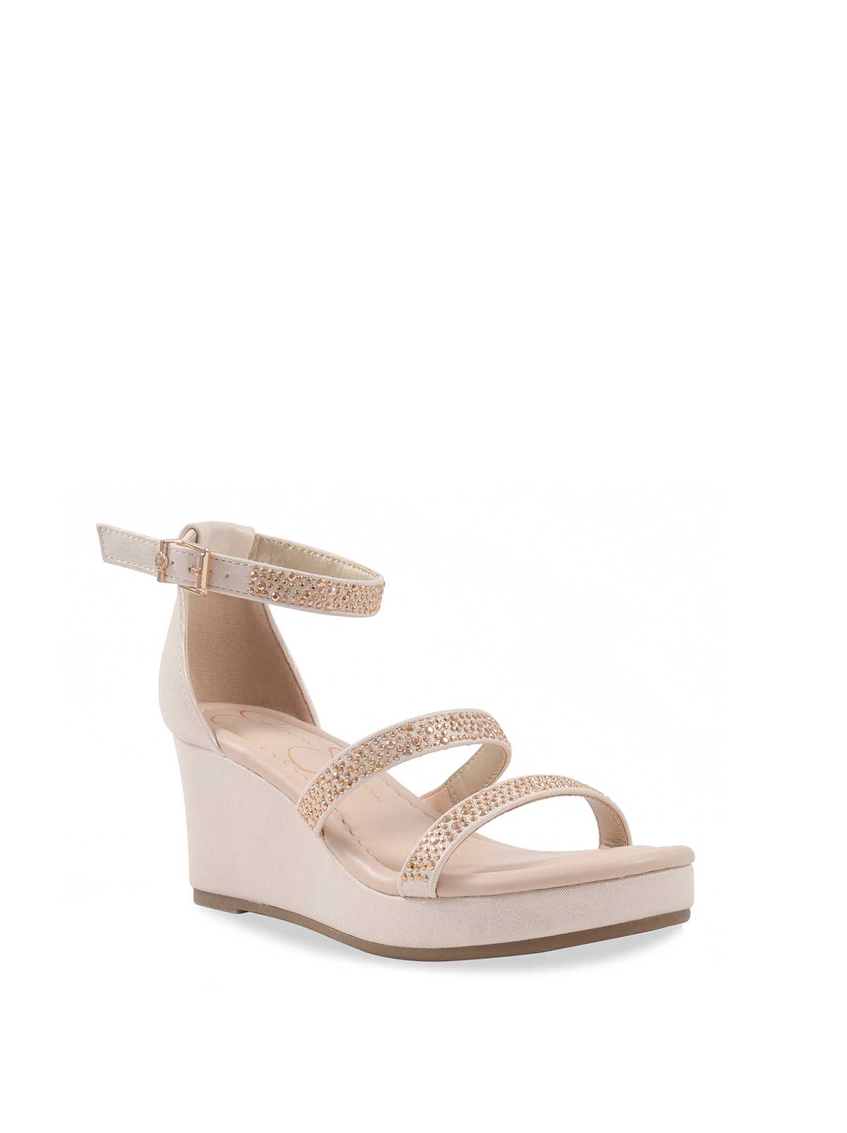 Jessica Simpson Women Little Girls' Asha Karli Wedge in Gold