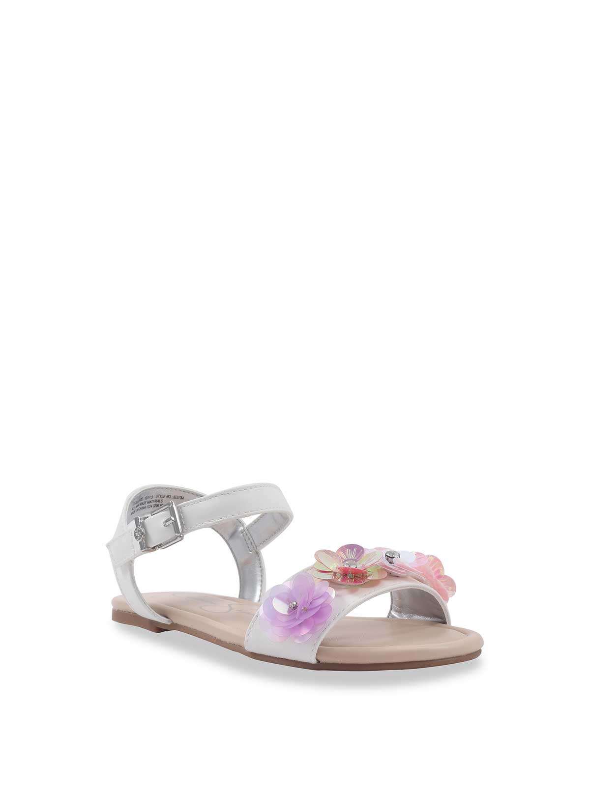 Jessica Simpson Women Little Girls' Rachel Gani Flat in White