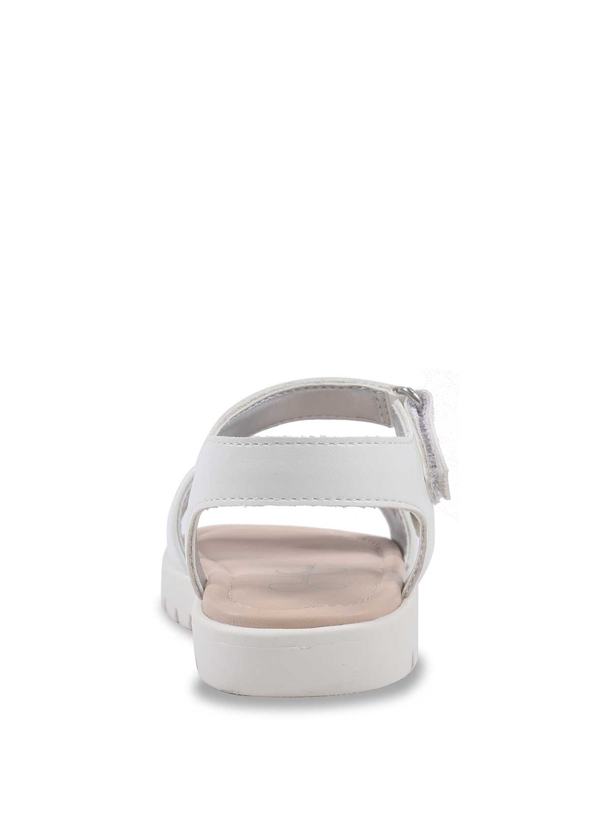 Jessica Simpson Women Toddler Tia Heather Sandals in White & Silver