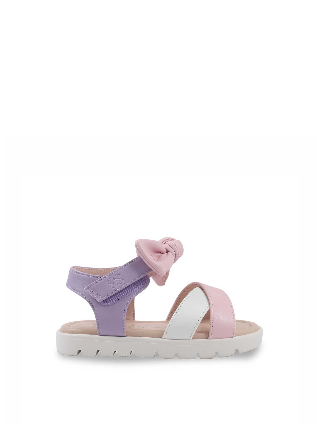 Jessica Simpson Women Toddler Tia Cross Sandals in Pink & Purple