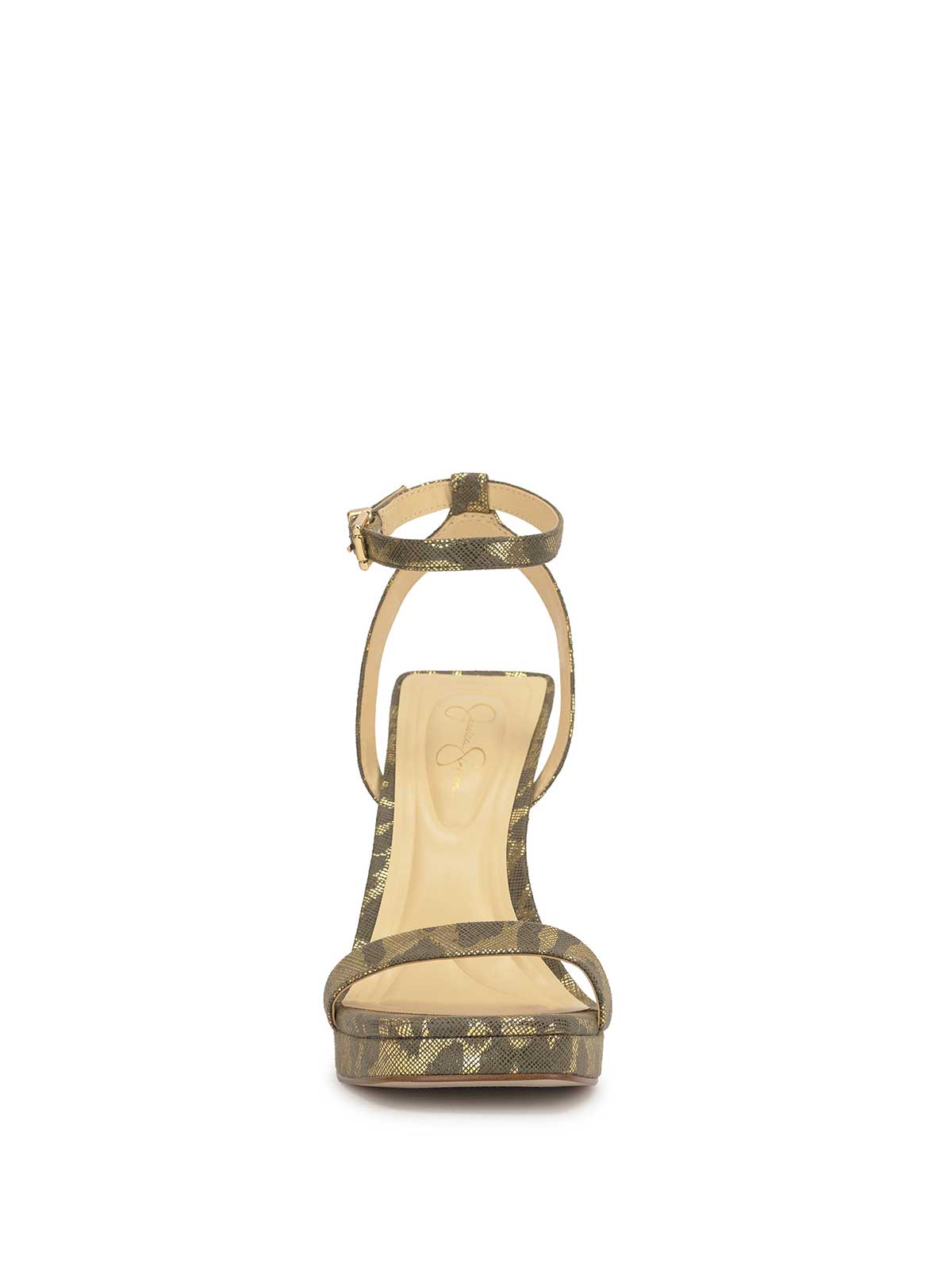 Jessica Simpson Women Adonia High Heel in Golden Leopard