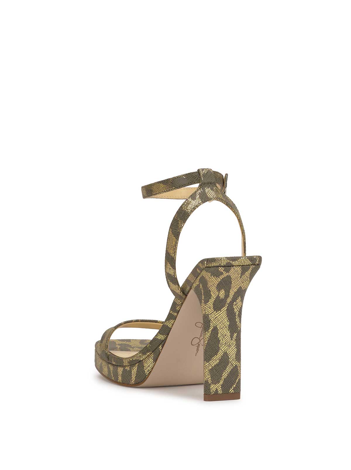 Jessica Simpson Women Adonia High Heel in Golden Leopard