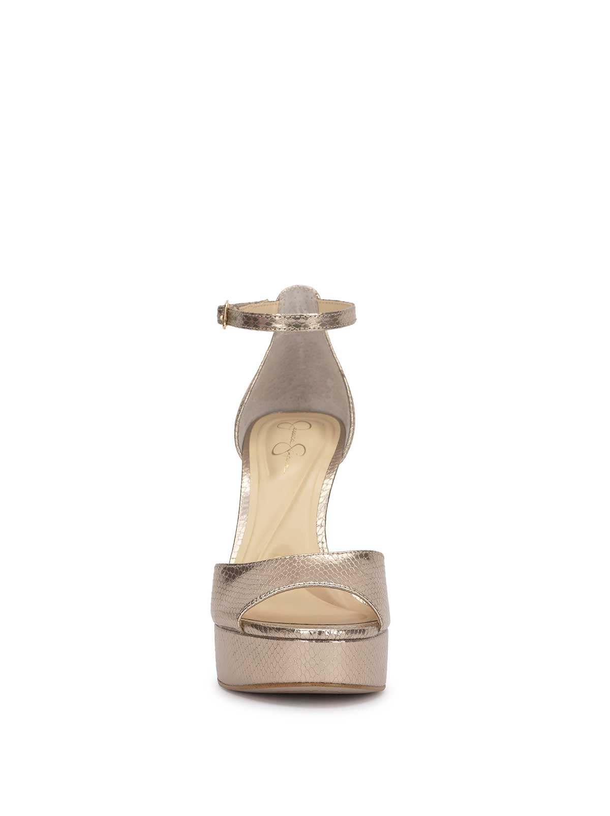 Jessica Simpson Women Sohilea Platform in Champagne